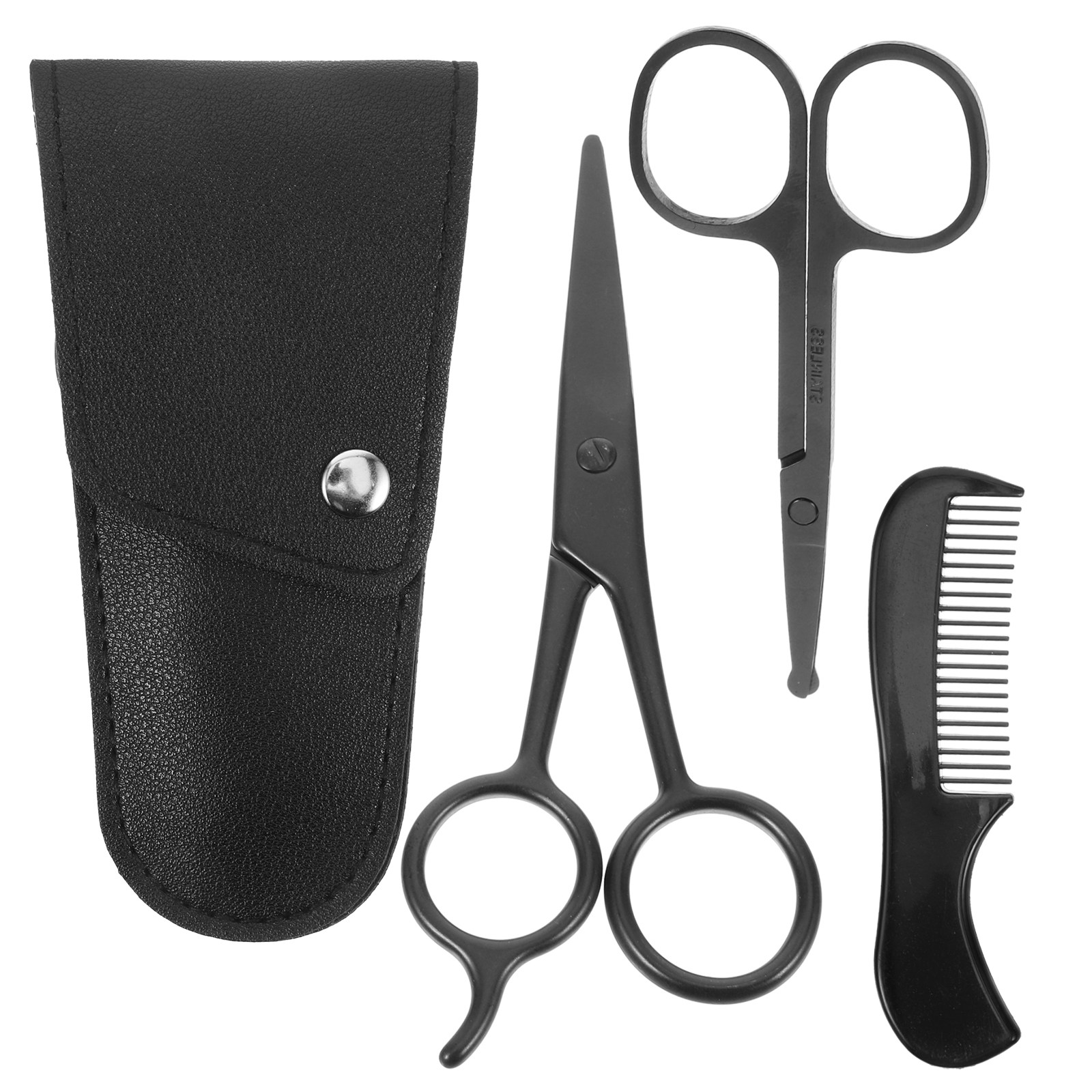 Quality Men'S Grooming Kit - 1Set High Quality Stainless Steel Beard