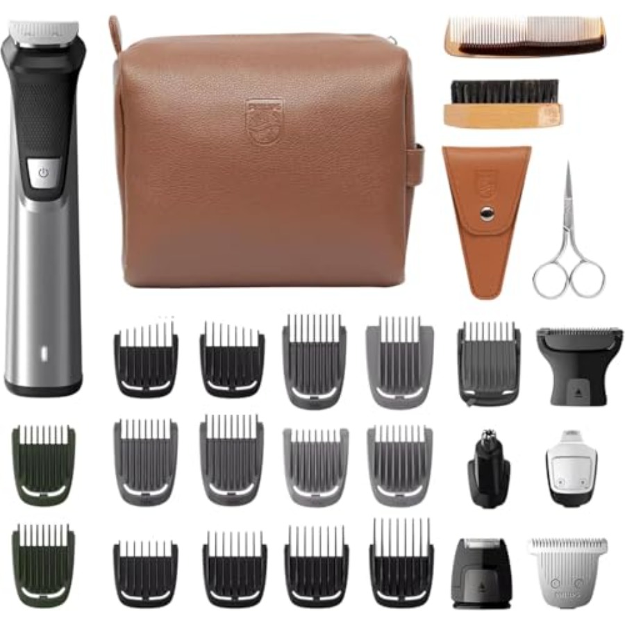 Mens Grooming Kit Case - Multi Groomer 29 Piece Mens Grooming