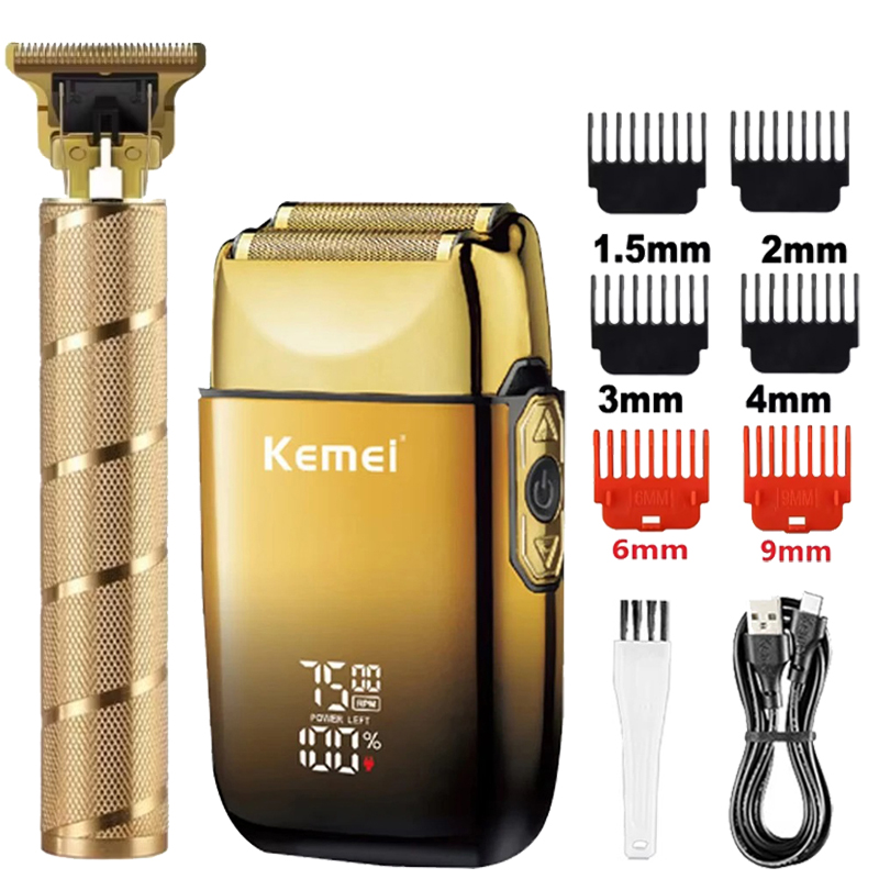 Men'S Grooming Shaver - Kemei KM-TX10 T9 Hair Trimmer Electric