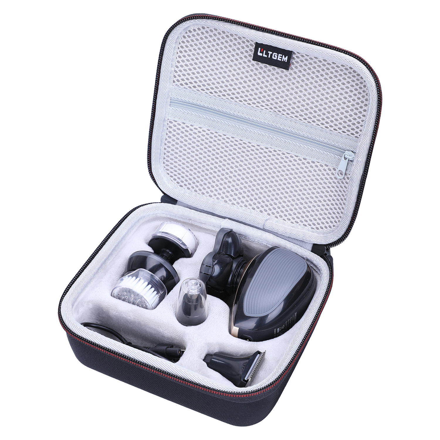 Mens Grooming Kit Case - LTGEM Razor Case for Bald Men