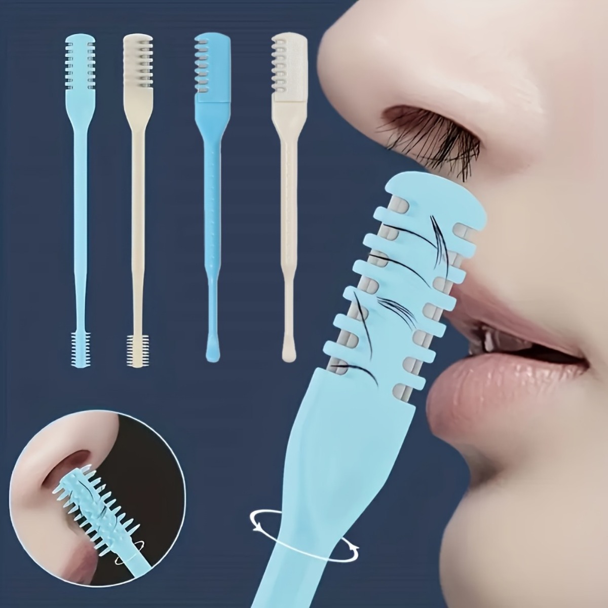 2Pcs Portable Dual Head Nose H - Men'S Grooming Boxes incelemesi ve fiyatı