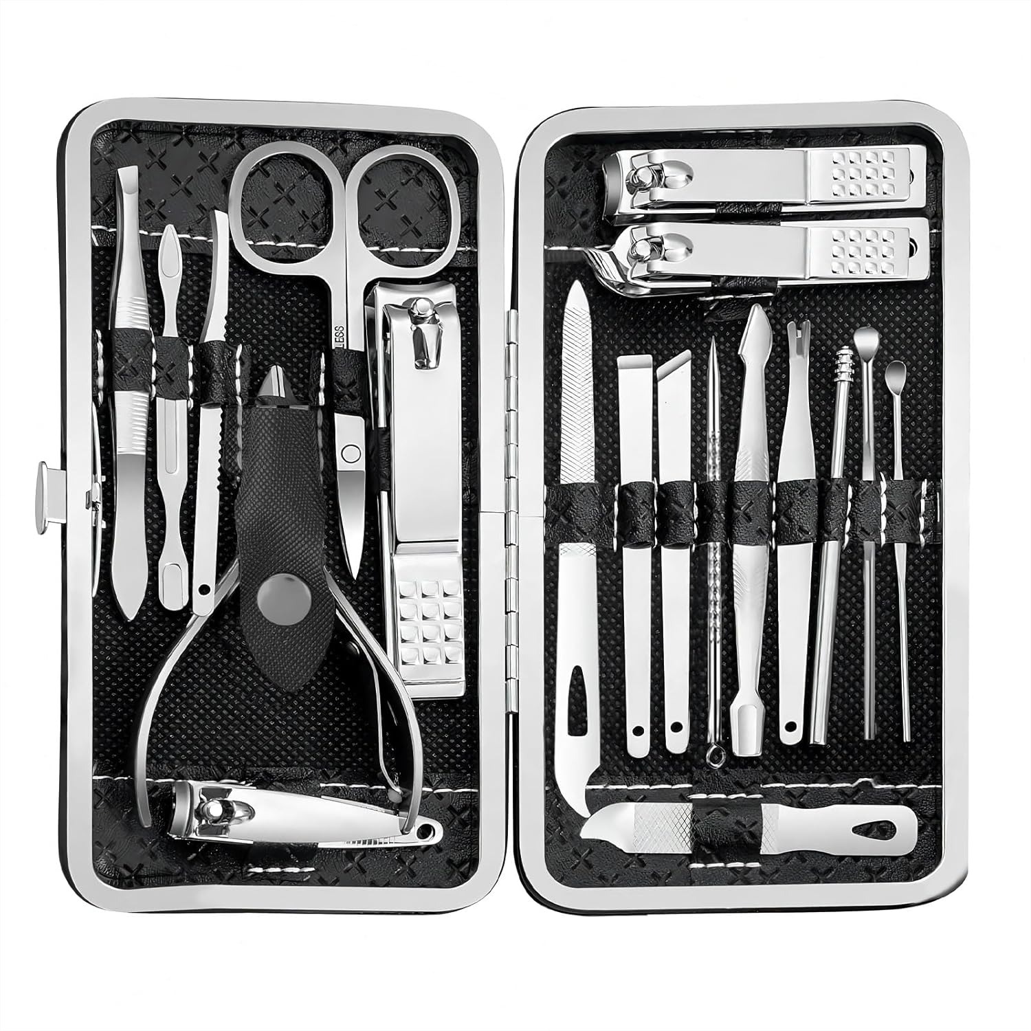 19 in 1 Professional Manicure  - Mens Grooming Kit Case incelemesi ve fiyatı