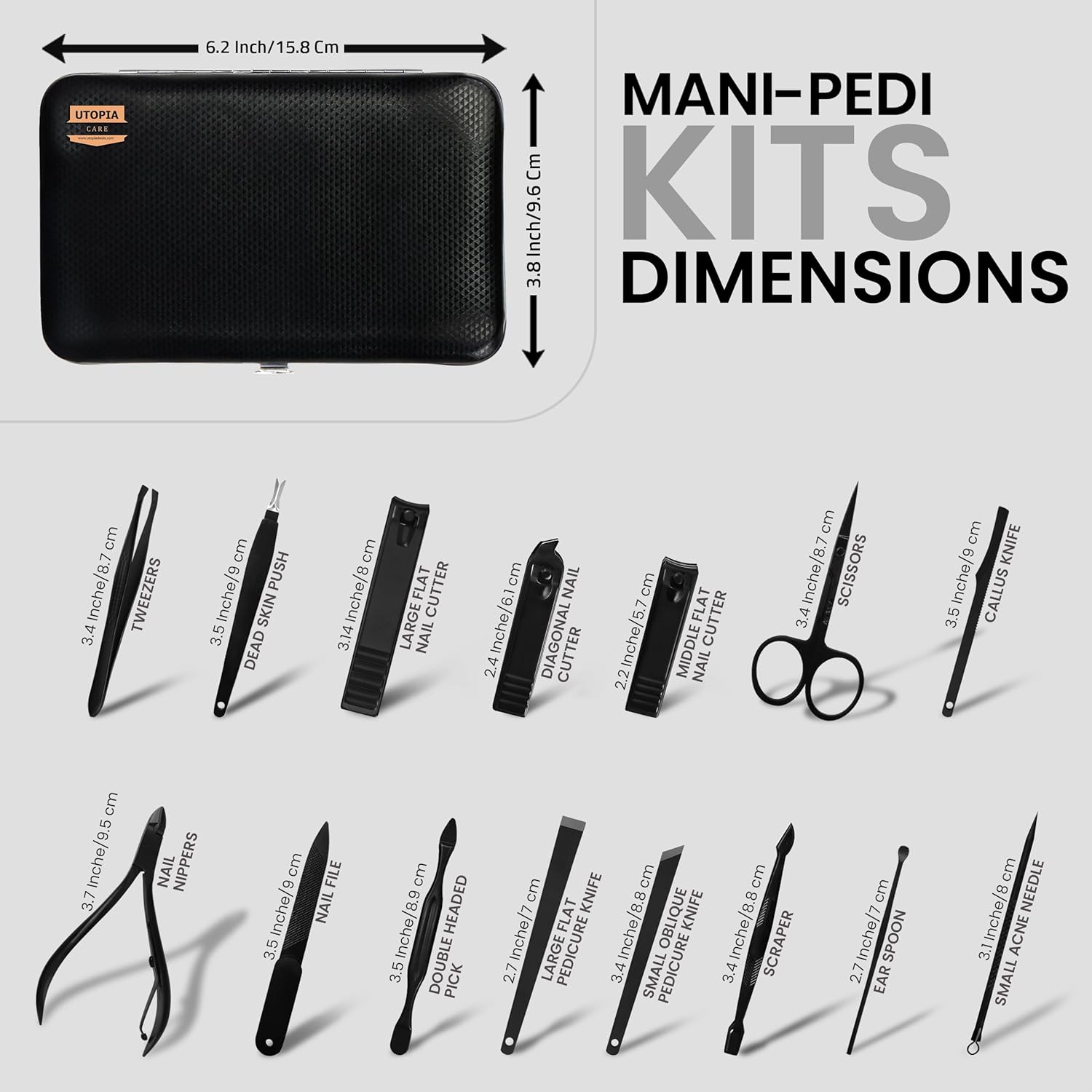 Professional Nail Clippers Kit - Mens Grooming Kit Case incelemesi ve fiyatı