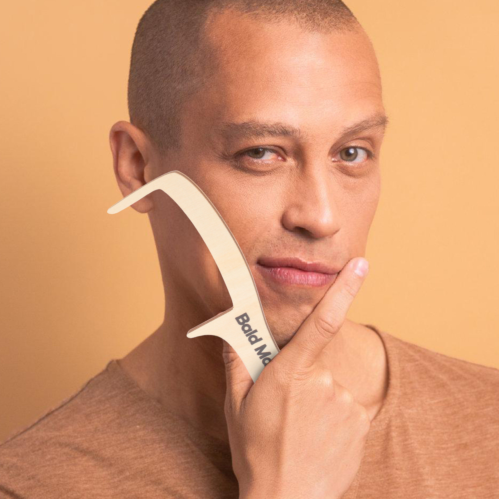 Wooden Bald Comb Wide Tooth Fu - Men'S Grooming Brush incelemesi ve fiyatı