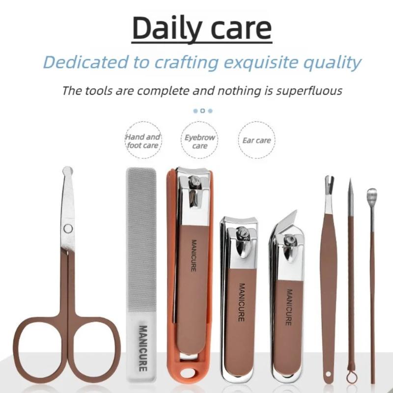 Nail Care Kit Anti-Splatter Ma - Mens Grooming Kit Case incelemesi ve fiyatı