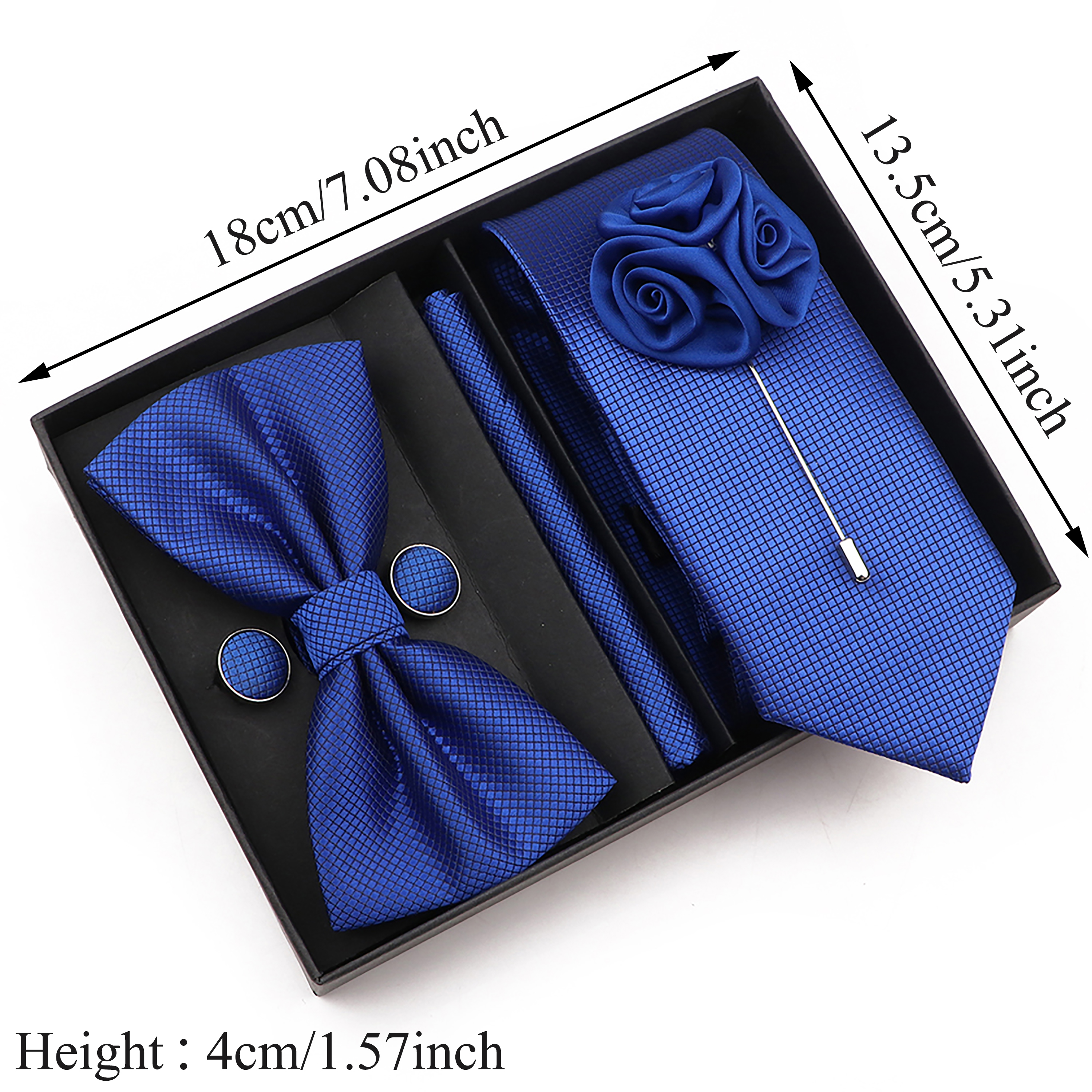 New Style Tie Set Solid Color  - Men'S Grooming Boxes incelemesi ve fiyatı
