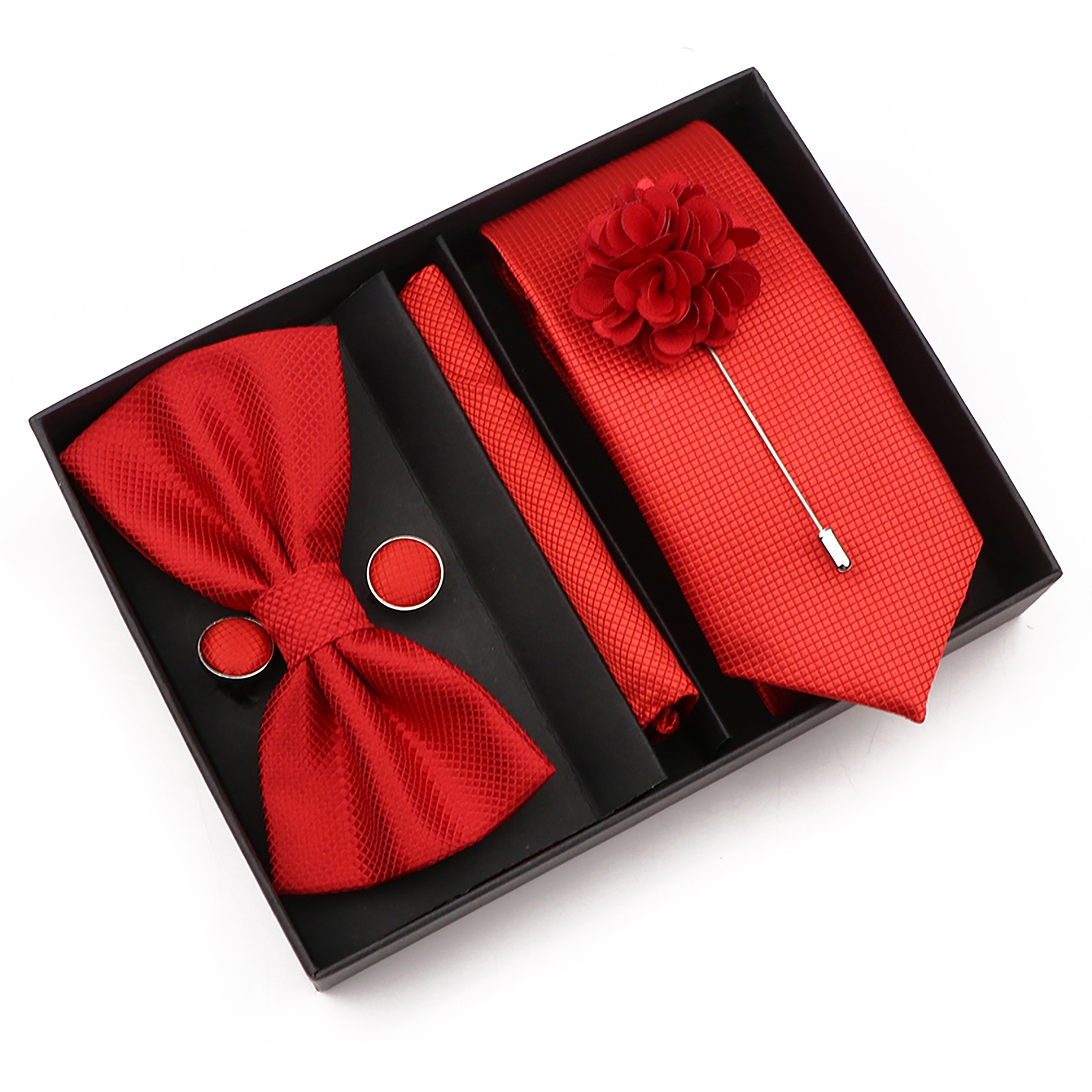 New Style Tie Set Solid Color  - Men'S Grooming Boxes incelemesi ve fiyatı
