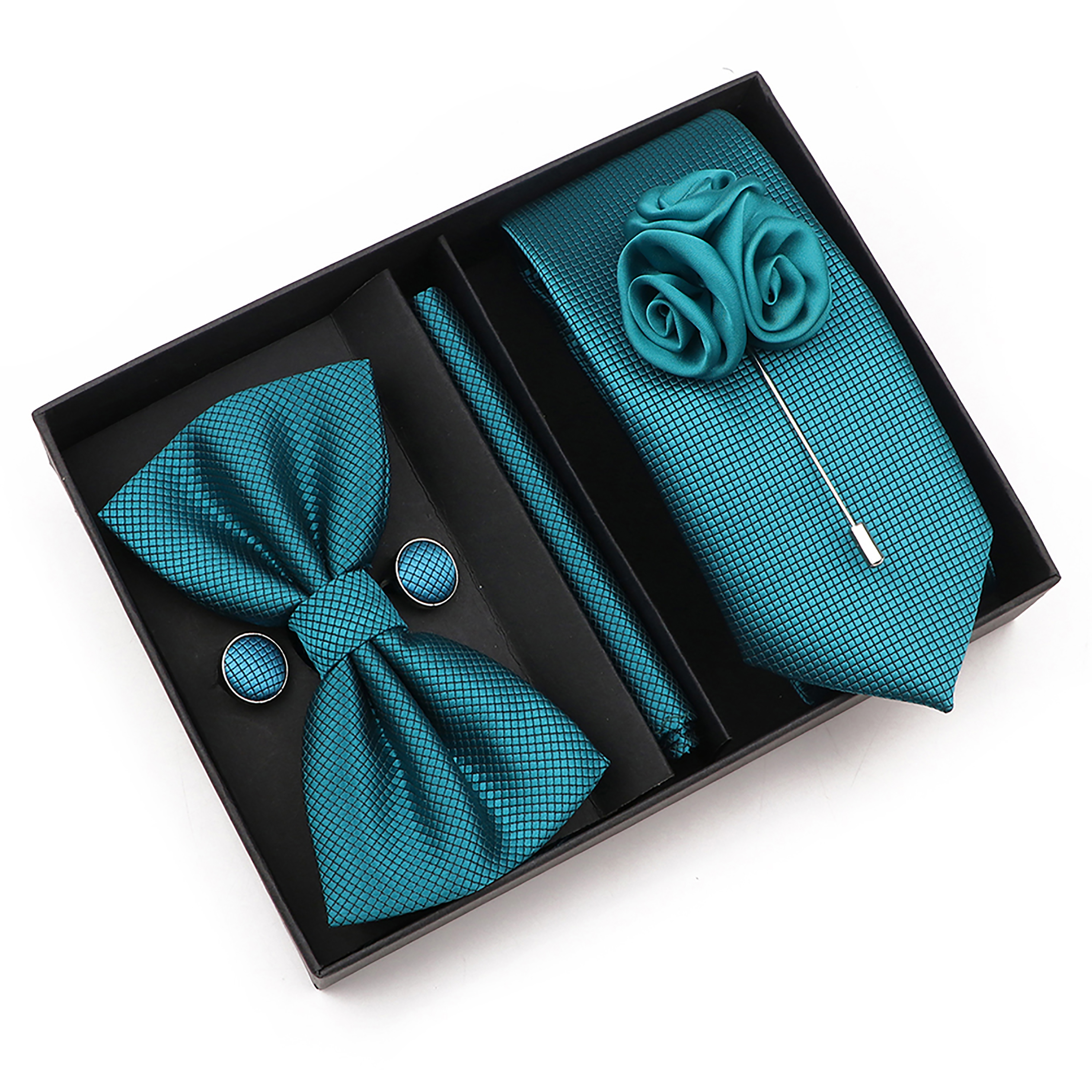 New Style Tie Set Solid Color  - Men'S Grooming Boxes incelemesi ve fiyatı
