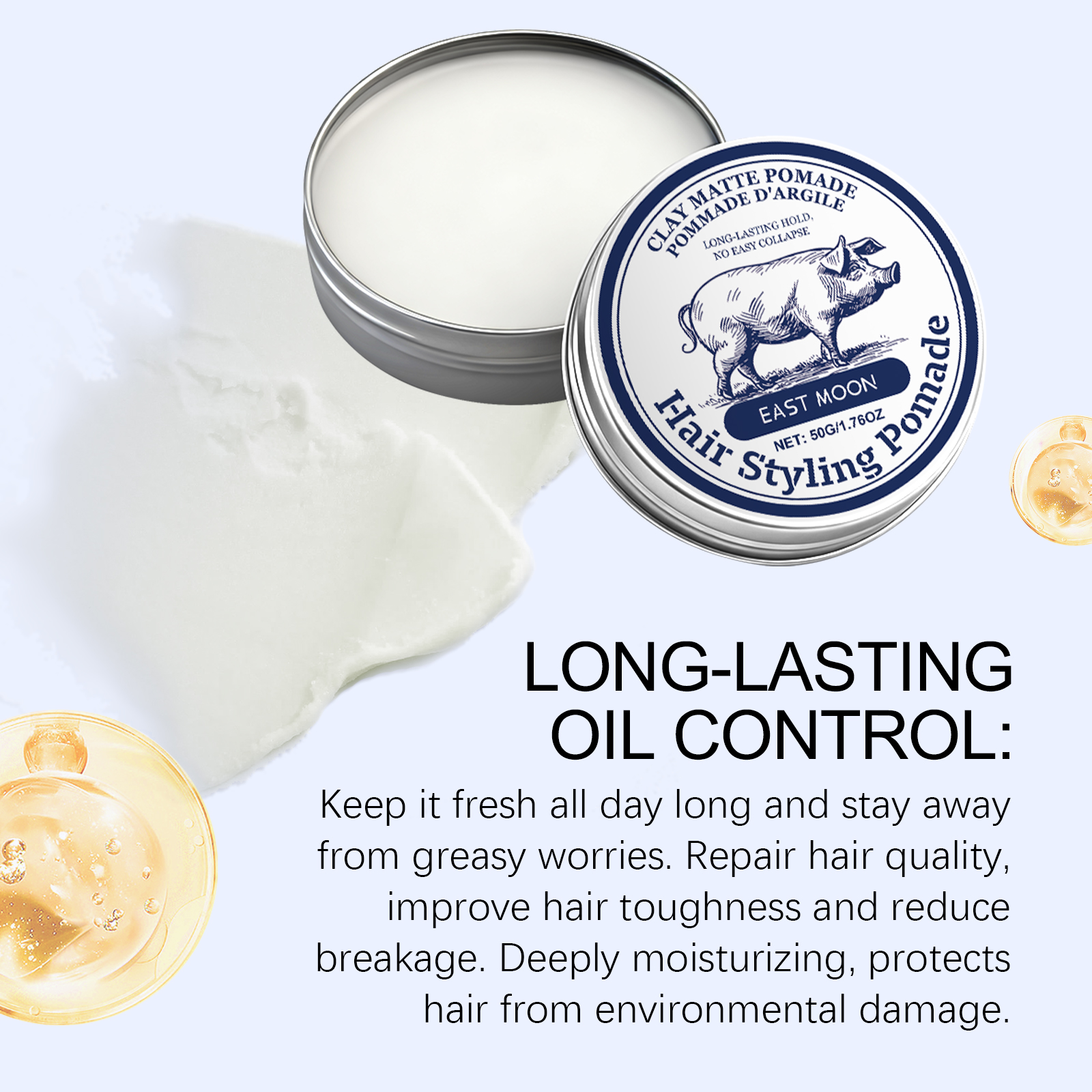 Mens Hair Clay Strong Hold Mat - Pomade Hair Clay incelemesi ve fiyatı