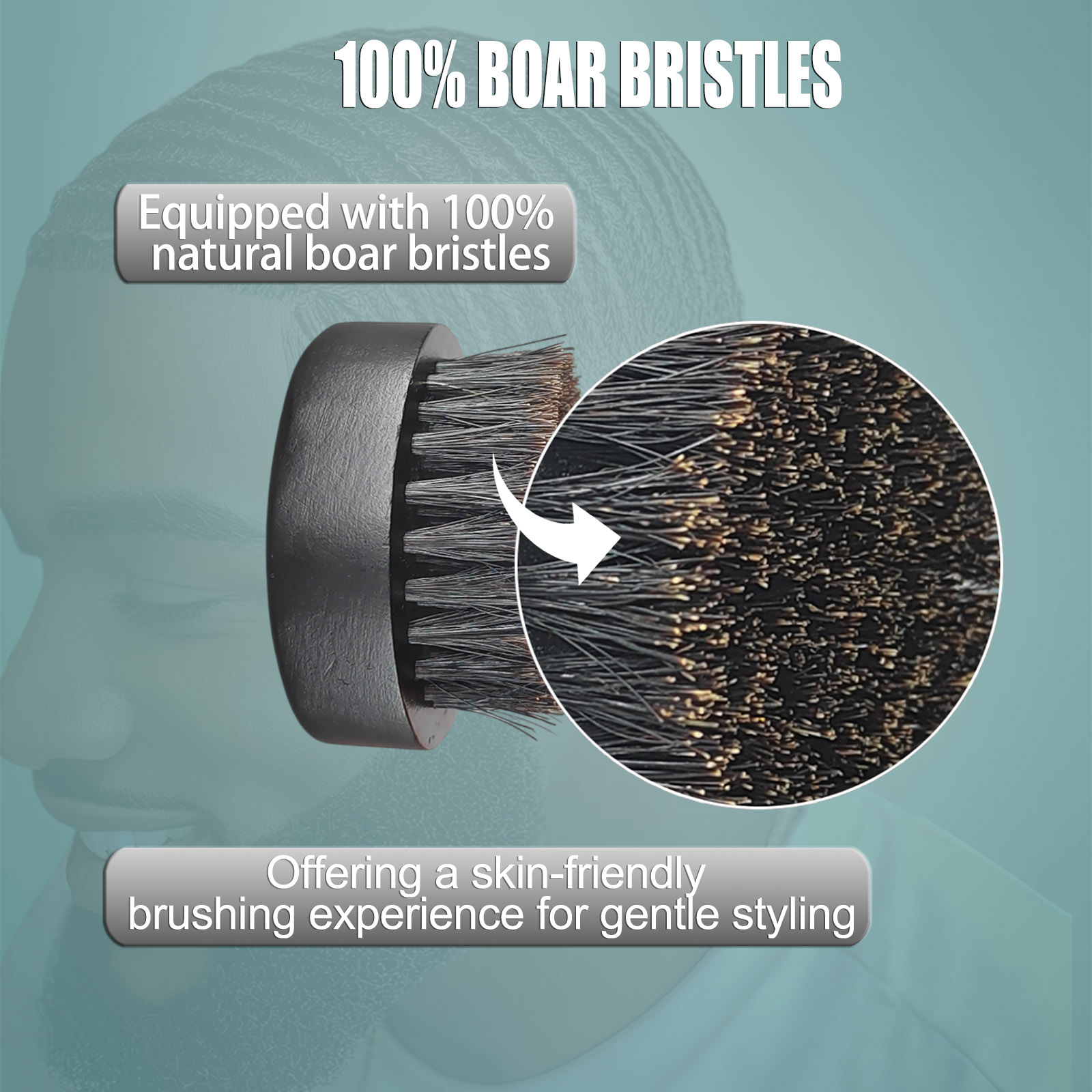 Round Beard Brush for Men – 10 - Men'S Grooming Brush incelemesi ve fiyatı