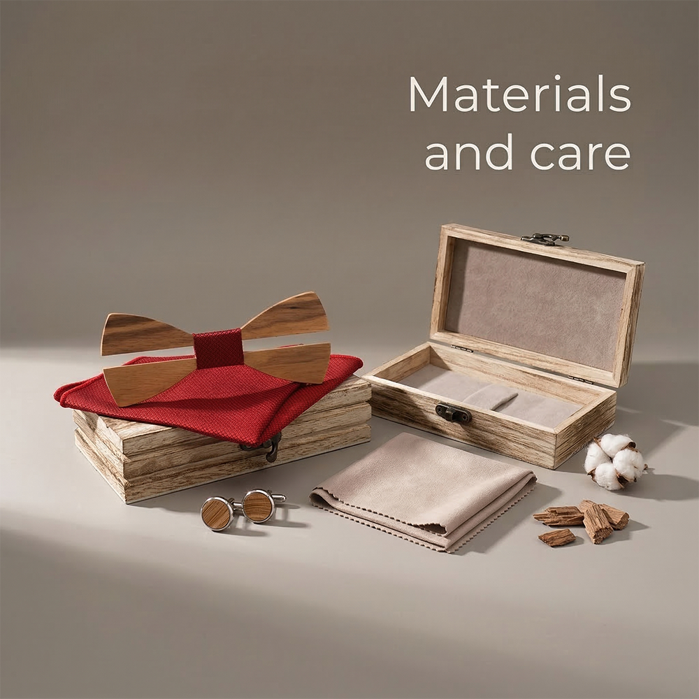 Mens Wooden Bowtie Set Minimal - Men'S Grooming Boxes incelemesi ve fiyatı
