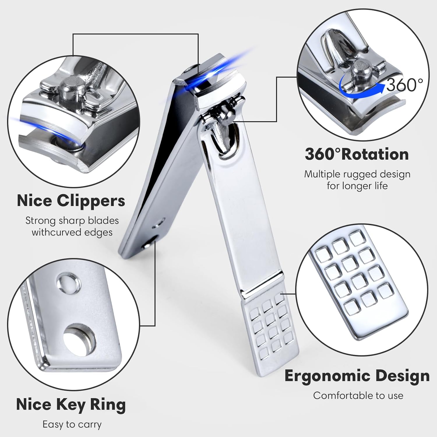 Yougai Nail Clippers Set - 18  - Mens Grooming Kit Case incelemesi ve fiyatı