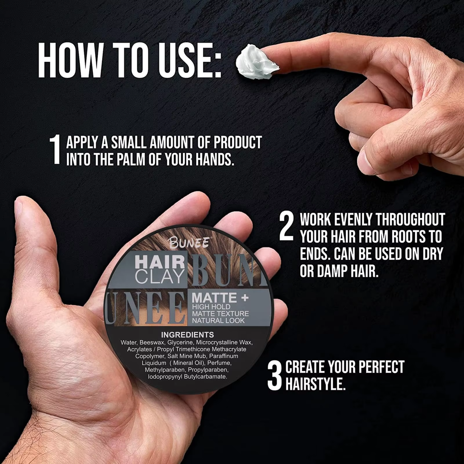 Matte Finish Hair Paste for Me - Pomade Hair Clay incelemesi ve fiyatı