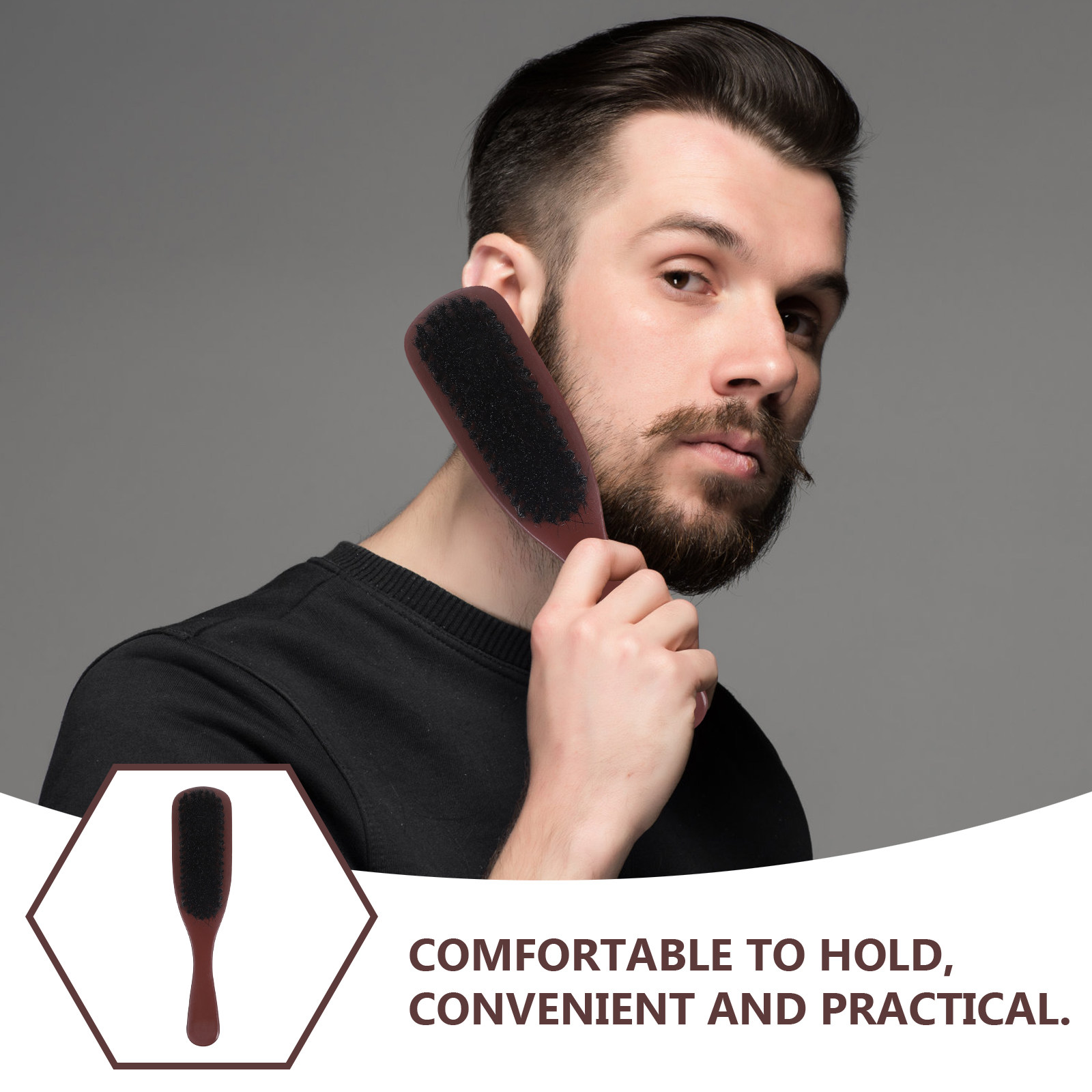 Mens Hair Brush Detangling Bea - Men'S Grooming Brush incelemesi ve fiyatı