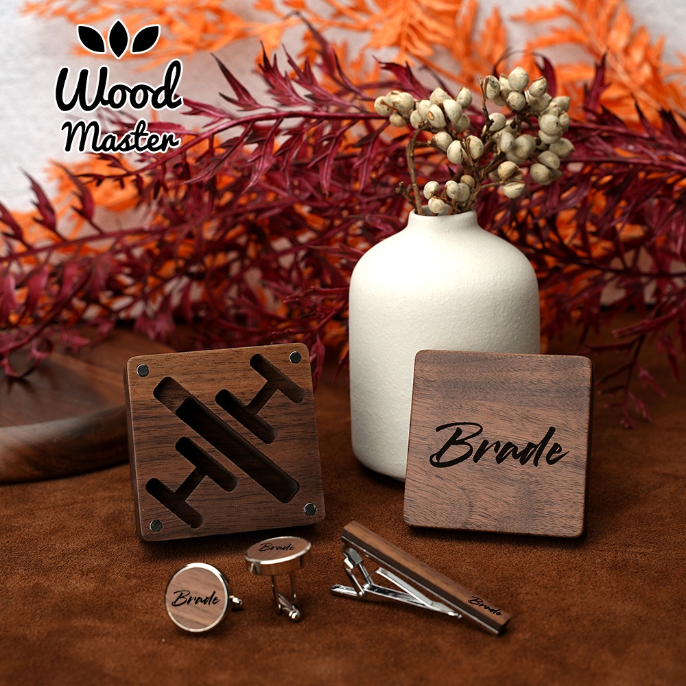 Custom Engraved Wooden Groom A - Men'S Grooming Boxes incelemesi ve fiyatı