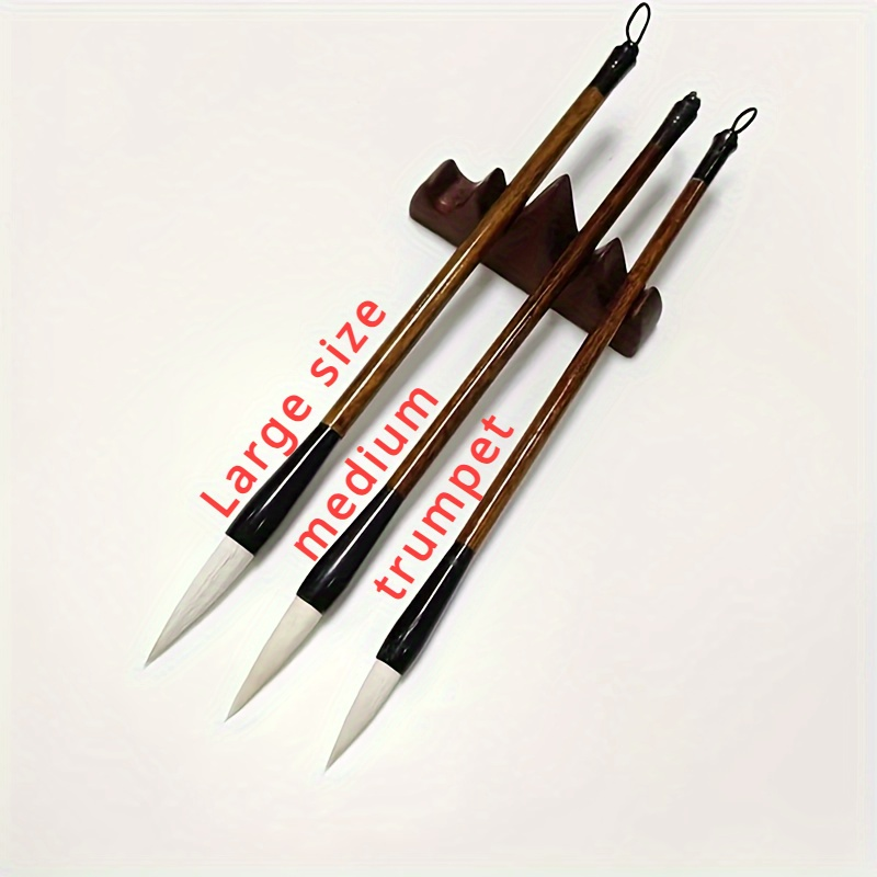 3Pcs Wood Writing Brushes Weas - Pomade Hair Clay incelemesi ve fiyatı