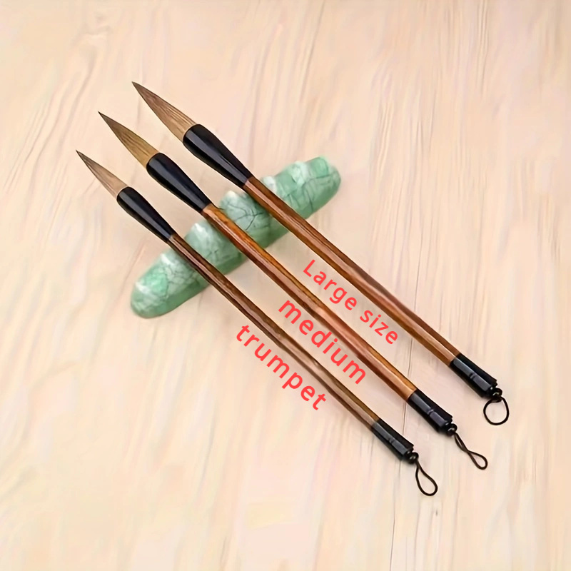 3Pcs Wood Writing Brushes Weas - Pomade Hair Clay incelemesi ve fiyatı