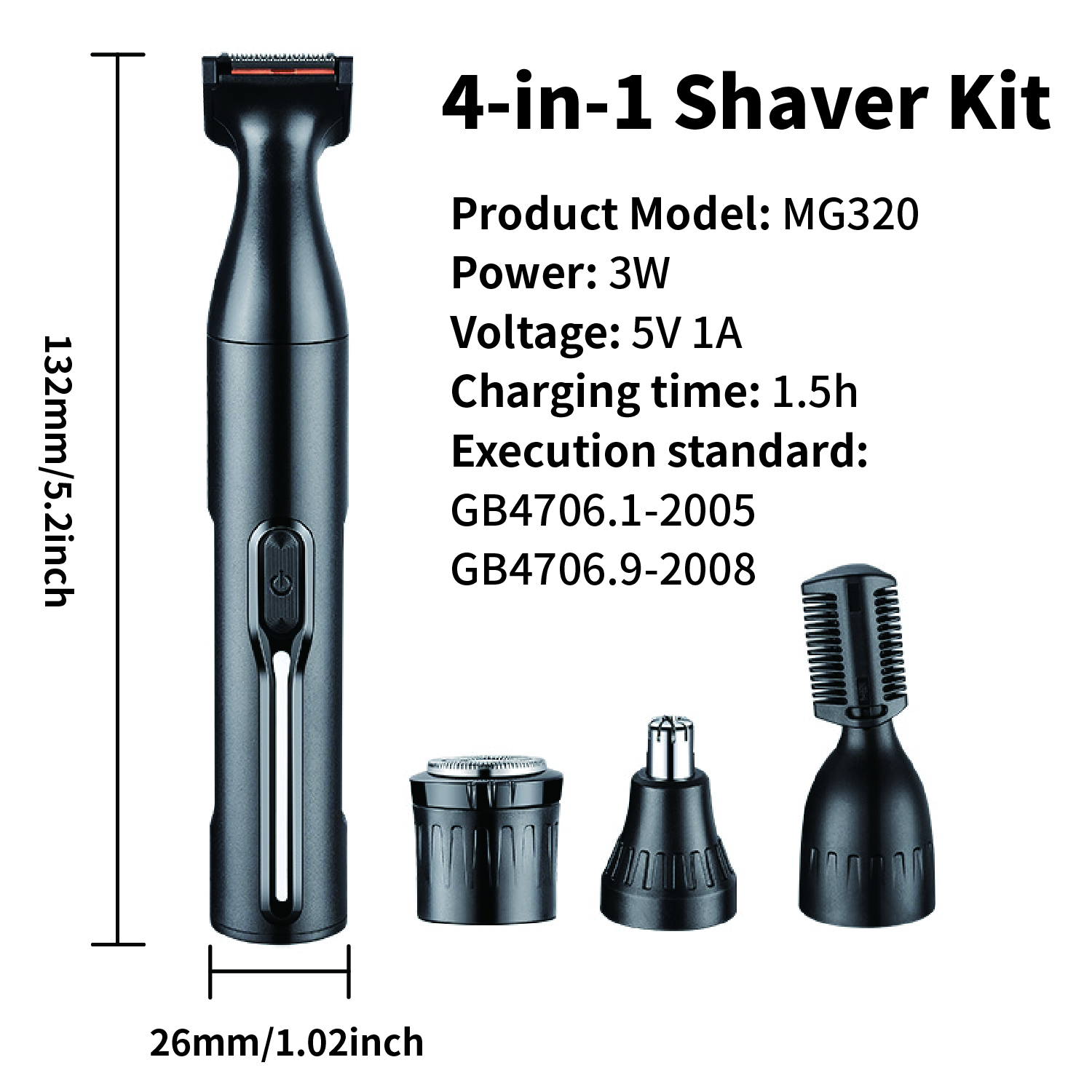 Man Electric Trimmer Beard Raz - Men Grooming Armpit Hair incelemesi ve fiyatı