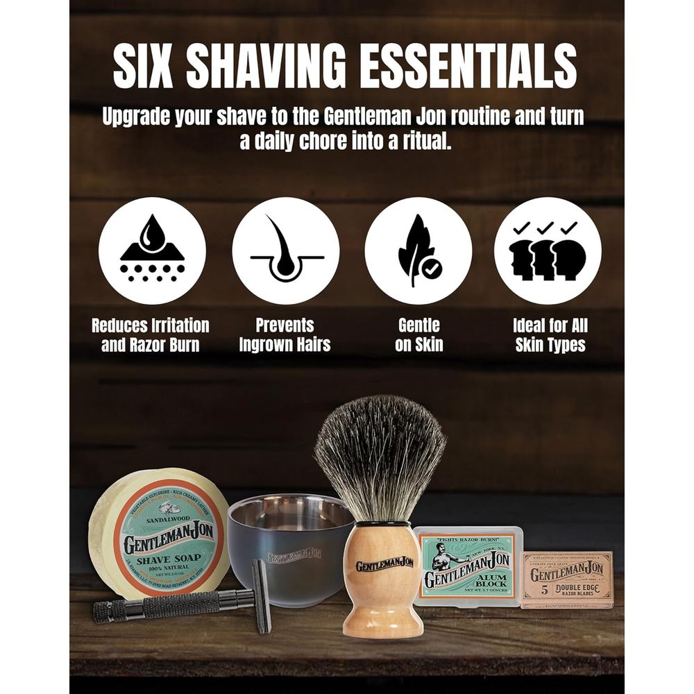 Classic Wet Shave Grooming Kit - Men'S Grooming Brush incelemesi ve fiyatı
