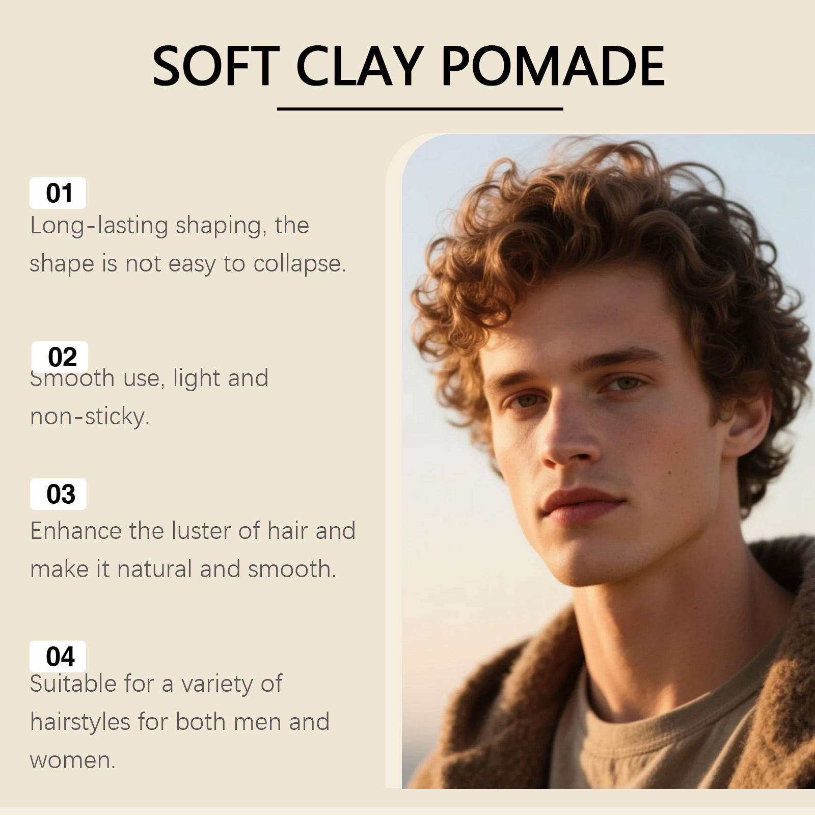 Original Hair Wax Long-Lasting - Pomade Hair Clay incelemesi ve fiyatı