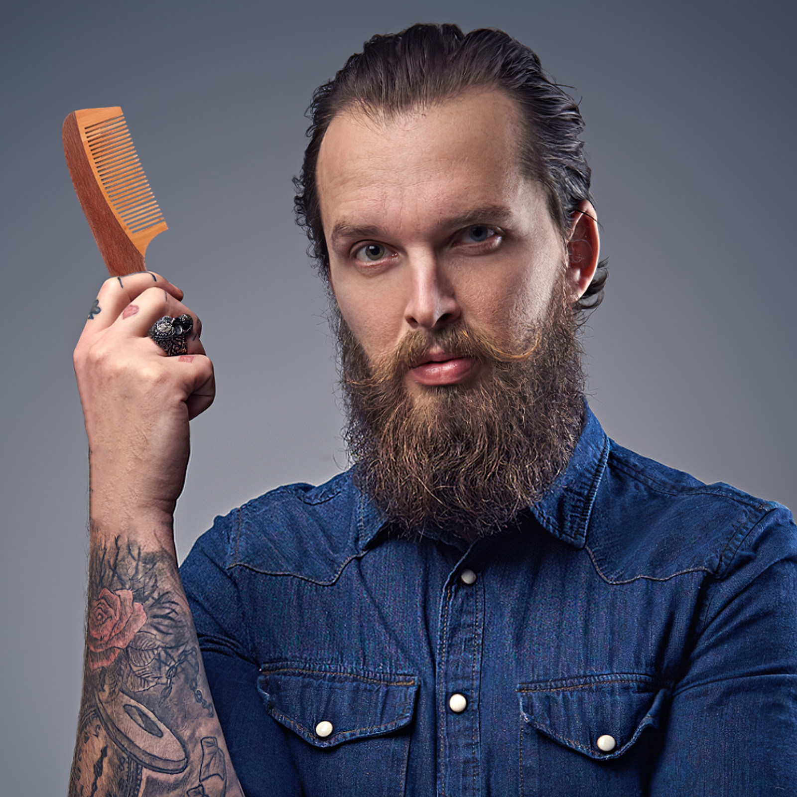 Portable Beard Comb for Men Na - Men'S Grooming Brush incelemesi ve fiyatı