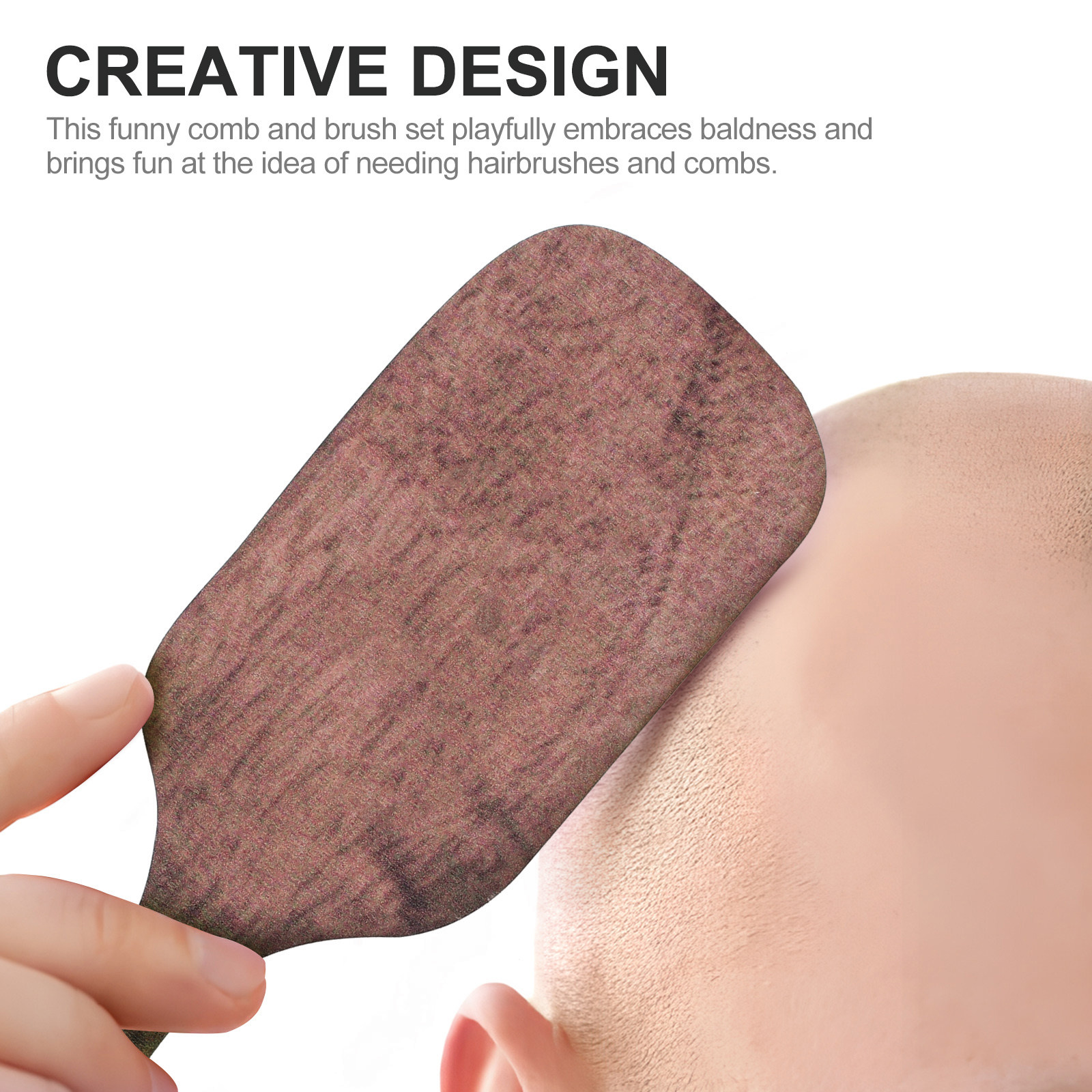 1Set Bald Man Comb Brush Funny - Men'S Grooming Brush incelemesi ve fiyatı
