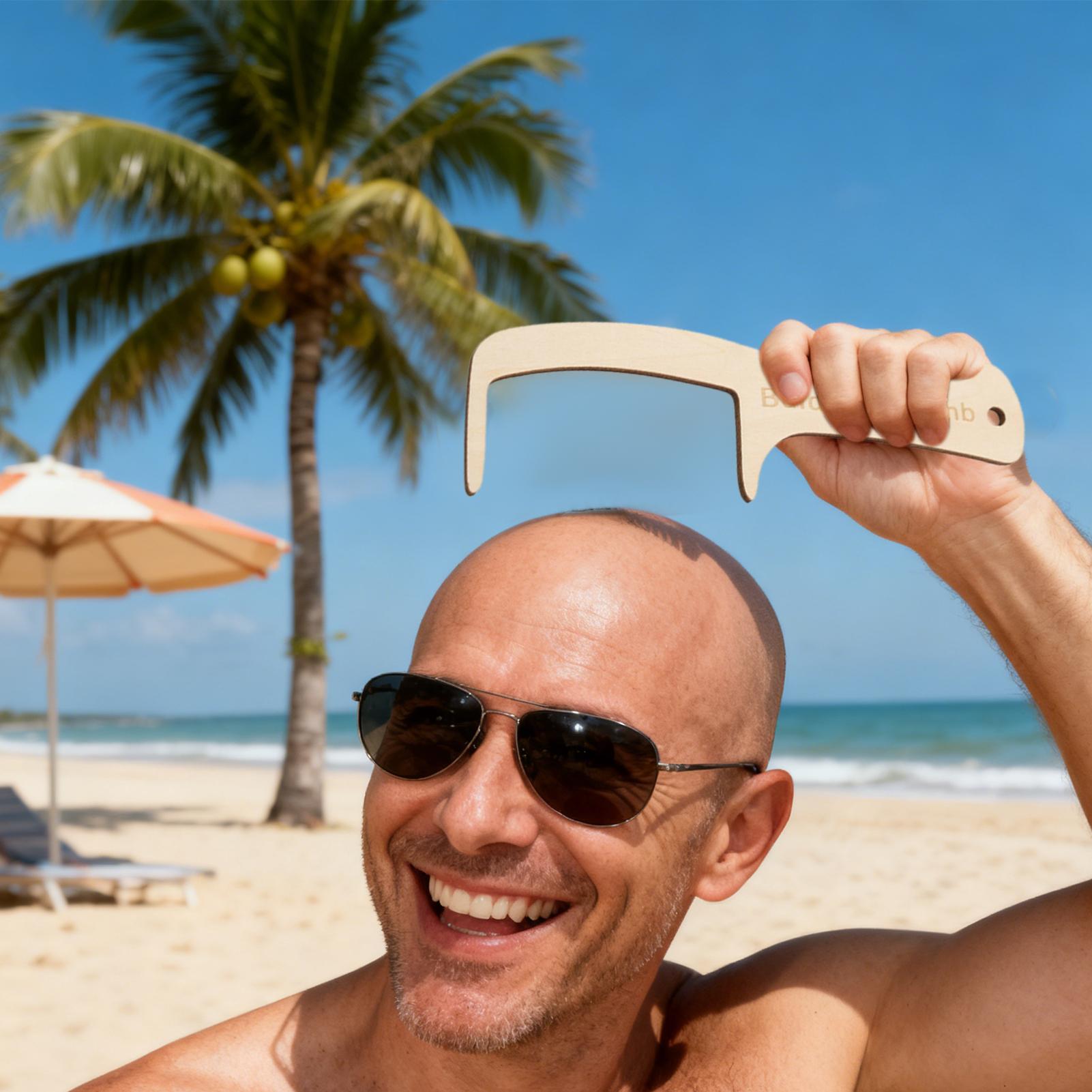 2pcs Funny Bald Man Grooming T - Men'S Grooming Brush incelemesi ve fiyatı