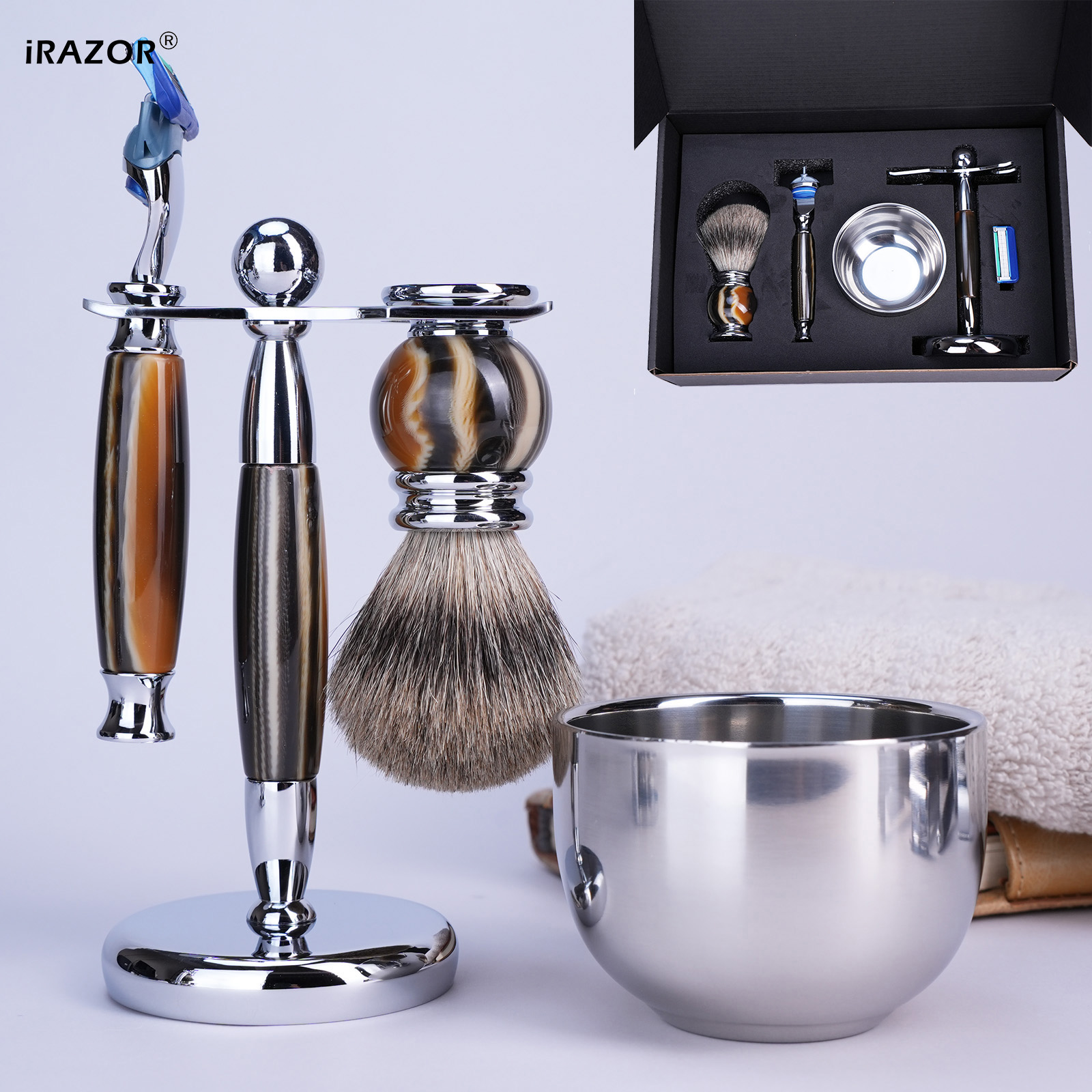 iRAZOR Luxury 5-Blade F5 Fusio - Men'S Grooming Brush incelemesi ve fiyatı