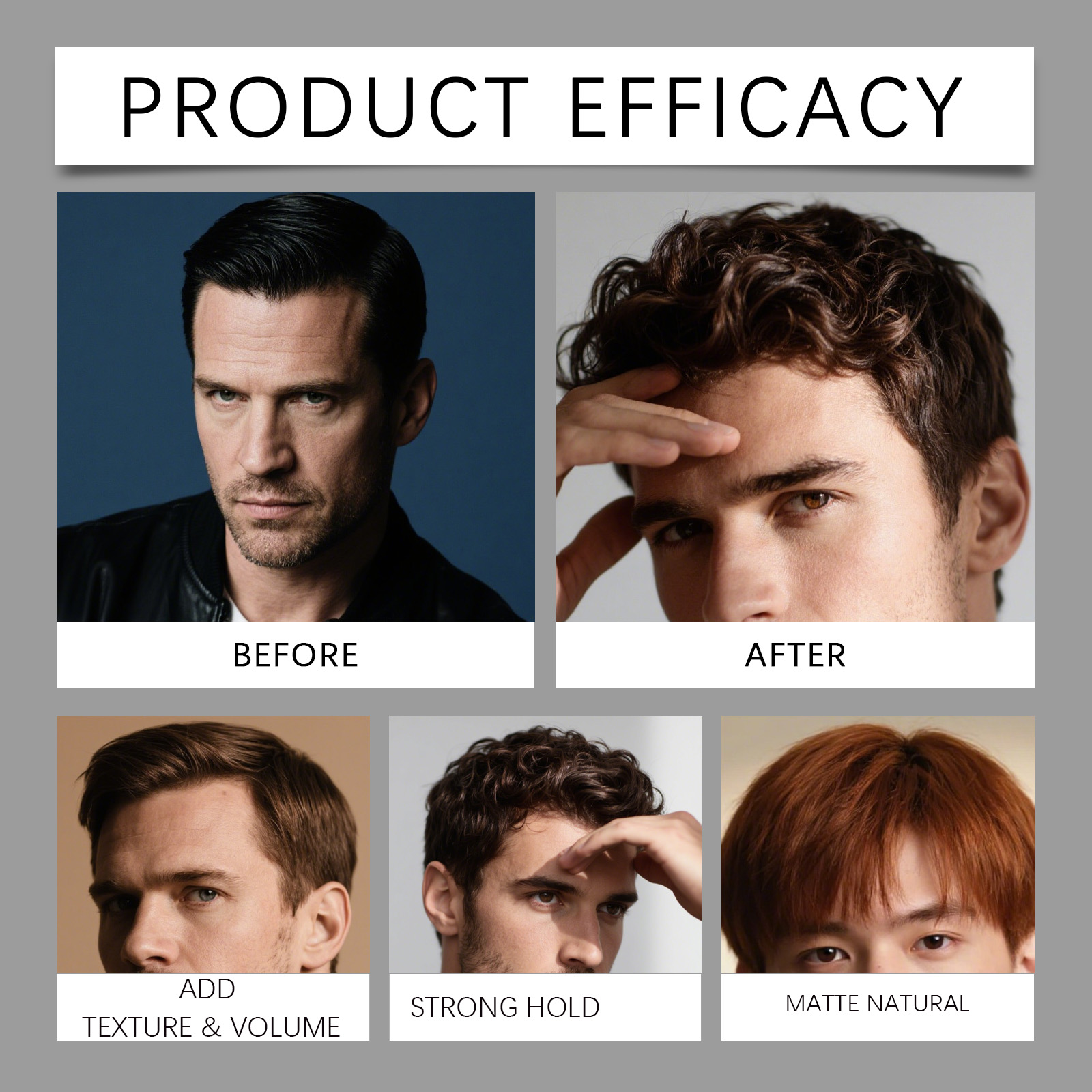 Men Matte Shaped Clay Hair Sty - Pomade Hair Clay incelemesi ve fiyatı