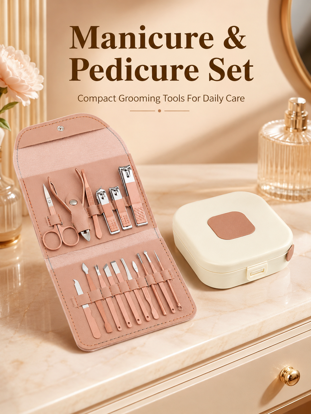 8/16-Piece Manicure Pedicure G - Mens Grooming Kit Case incelemesi ve fiyatı